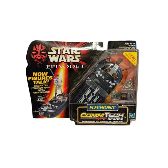 1998 Star Wars Episode 1 Electronic CommTech Reader - New on Card (Sealed) - Picture 1 of 8